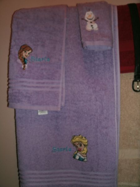 Frozen Personalized Towel Set