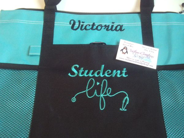 Student Life Personalized Nurse Life Nurse Tote Bag