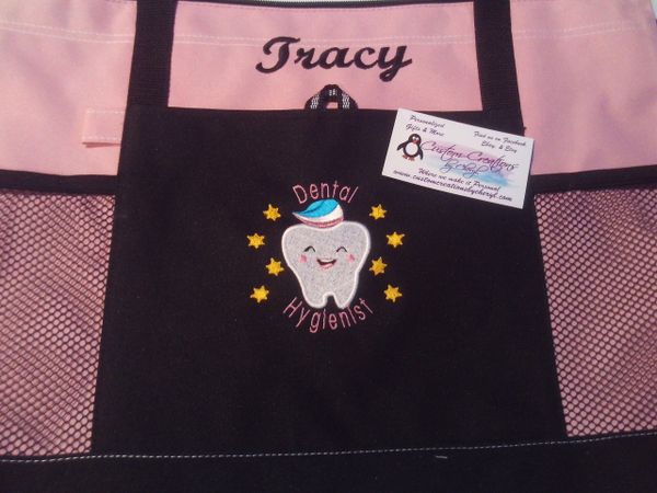 Dental Hygienist Personalized Dental Tote Bag