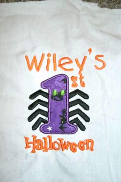My 1st Halloween Spider Personalized Holiday Shirt