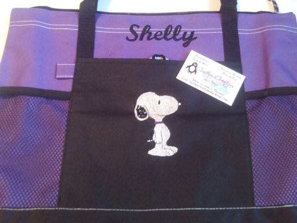 Snoopy Personalized Tote Bag