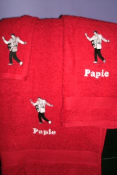 Elvis Inspired Personalized Towel Set