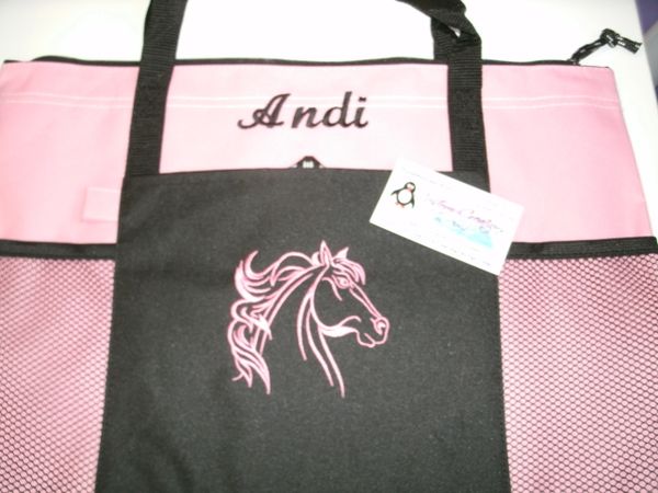 Horse Head Personalized Western Tote Bag