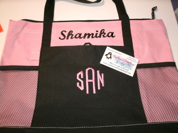 Monogrammed Tote Bags - Personalized With Custom Styles