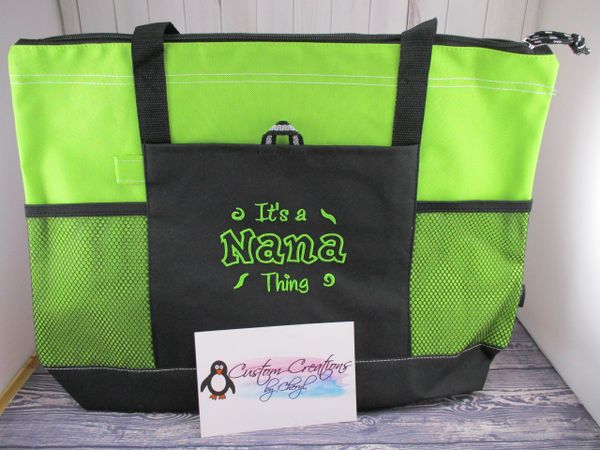 It's a Nana Thing Family Personalized Tote Bag