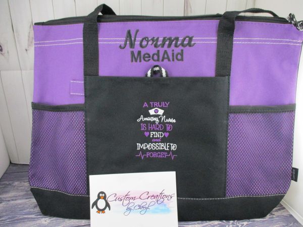 Amazing Nurse Personalized Nurse Life Nurse Tote Bag
