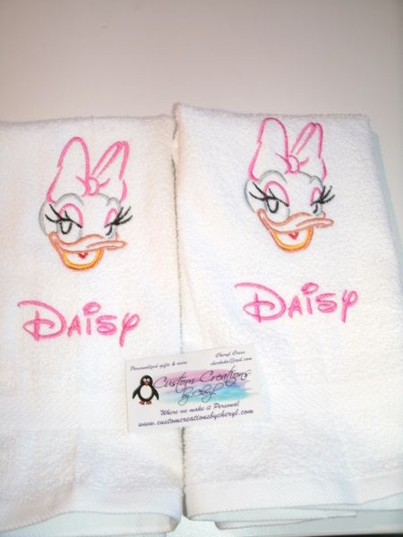 Daisy Kitchen Towels, Set of 2 