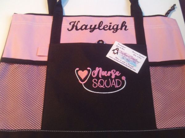 Nurse Squad Personalized Nurse Tote Bag