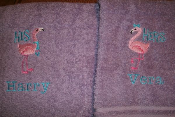 Personalized Bathroom Towel Set