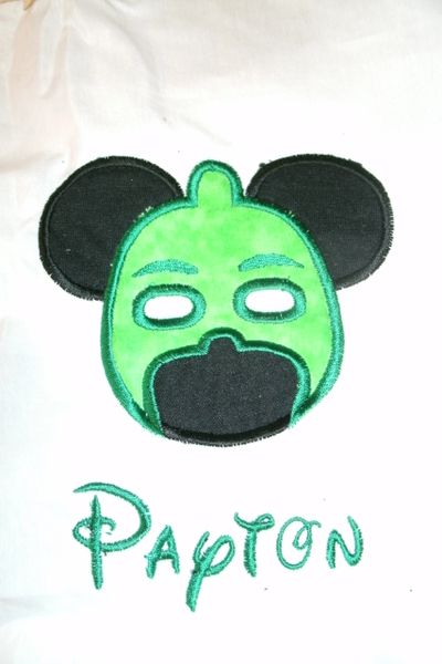 PJ Mask Green Gecko Boy Inspired Mouse Ears Shirt