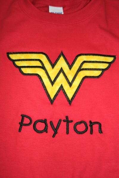 Wonder Woman Logo Personalized Superhero Shirt