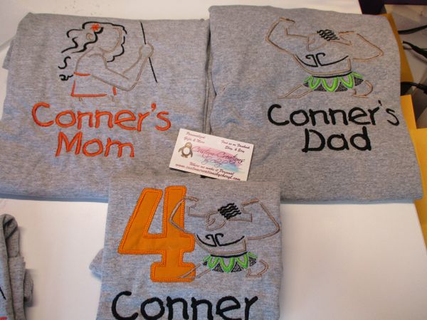 Moana Sketch Birthday Set Mom, Dad & Birthday Child Personalized Birthday Couples Shirts