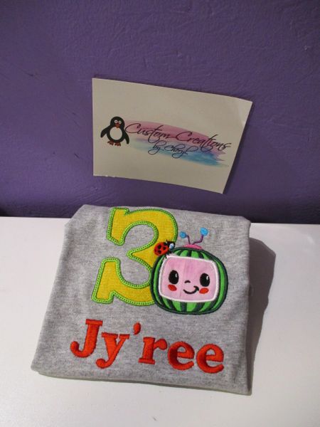 Melon Personalized Birthday Shirt Birthday