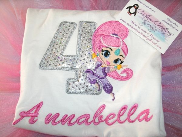 Genie Personalized Birthday Shirt Birthday