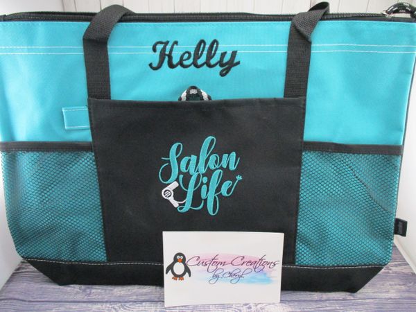 Custom Salon Life Hairstylist Personalized Tote Bag