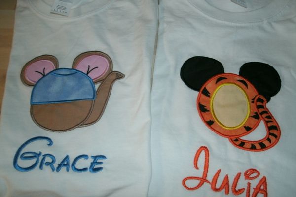 Roo & Tigger Mouse Ears Couples Shirts