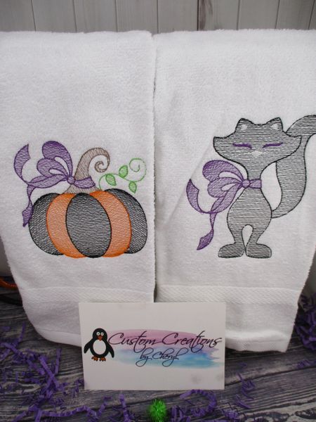 Nightmare Personalized Kitchen Towels Hand towels 2 piece Set