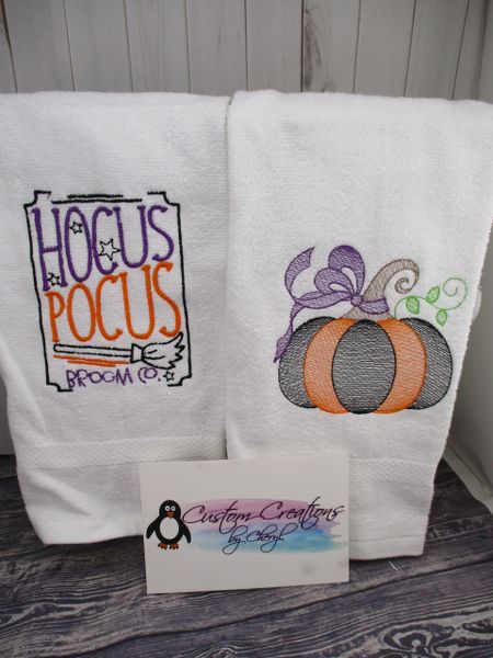 Disney Hocus Pocus Black Kitchen Hand Towels Set of 2