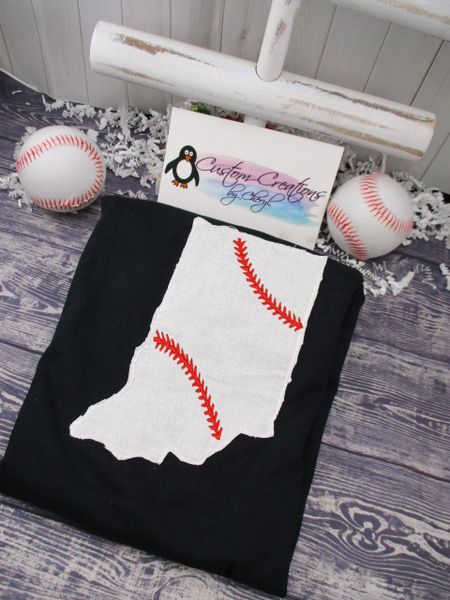 Baseball State or Softball State Family Sports Fan Shirt