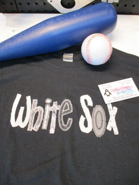 White Sox Baseball or Softball Split Sports Fan Shirt