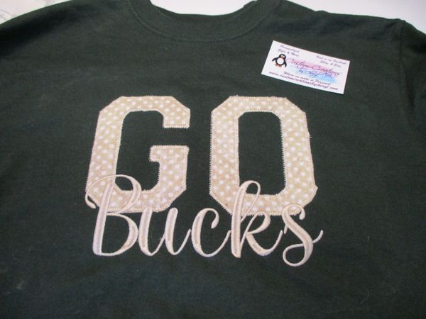 Go Bucks Any Team Name Sports Fan Shirt
