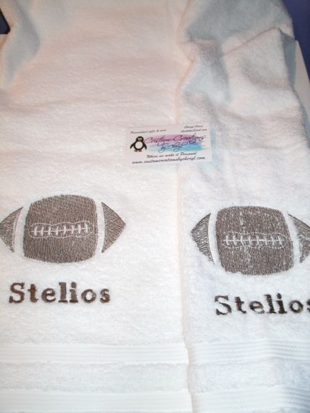 Personalized discount sports towels