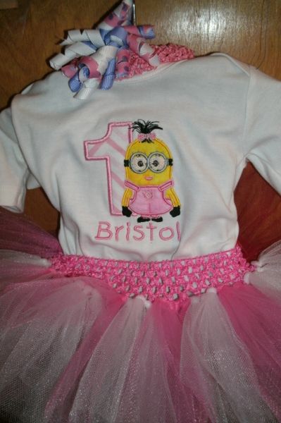 Minion Tutu, Minion Tutu Dress, Minion Costume, Minion Birthday Party