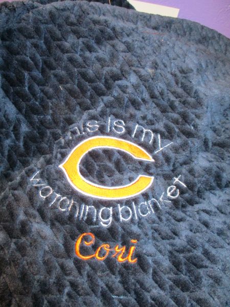 Personalized This is my Bears watching Blanket Mink Throw 50 x 60 Blanket Sports Blanket