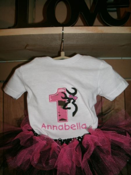 Birthday Browning Personalized Tutu Set