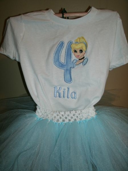 Birthday Cinderella Personalized Tutu Set