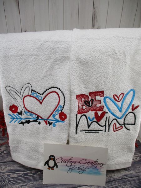 Valentine guest towels hot sale