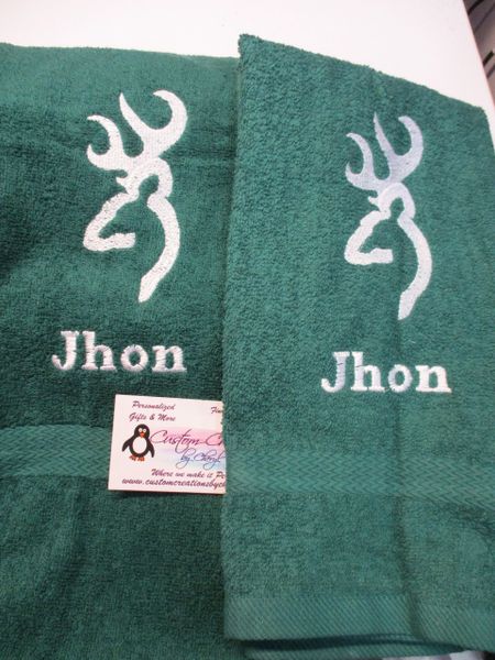 Hunting Buck Kitchen Towels 2 piece set