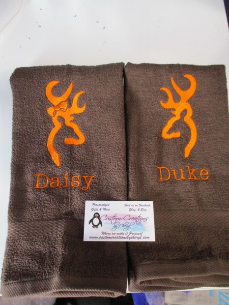 Red Fox and Sprigs Kitchen Towel Set of 2 — Horse and Hound Gallery