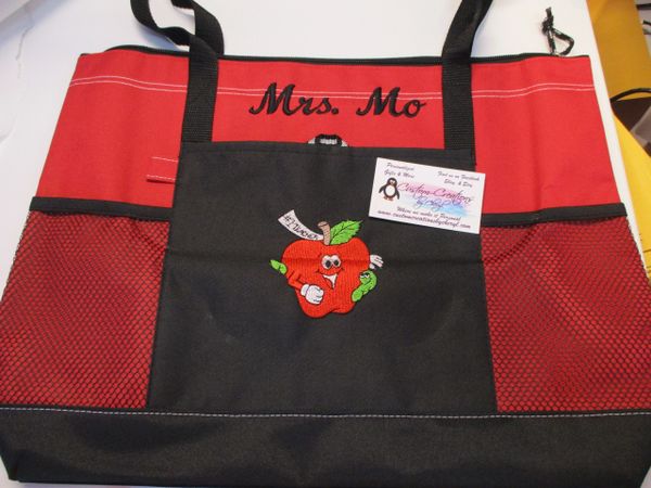 Teacher & Bus Drivers Tote Bags | Custom Creations by Cheryl