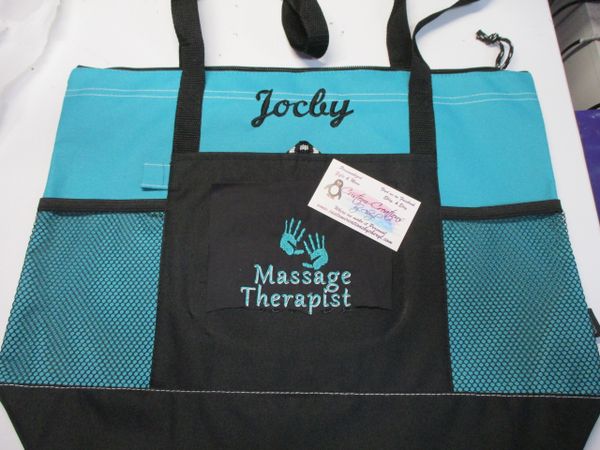 Custom Massage Therapist Hands Personalized Tote Bag