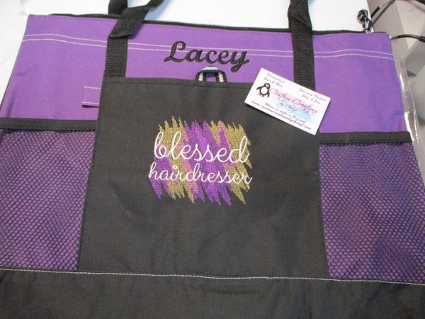 Custom Blessed Hairdresser Personalized Tote Bag