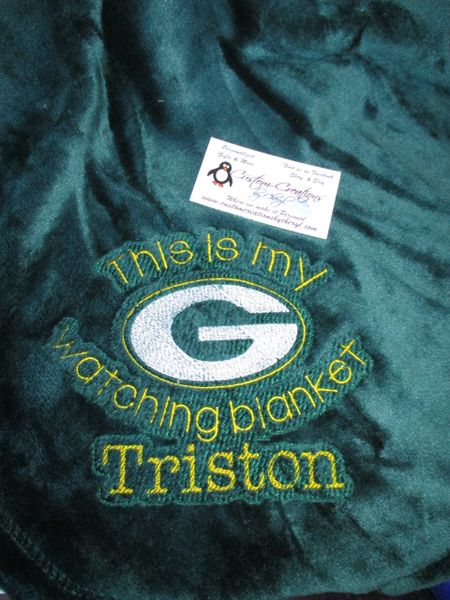 Custom This is my Packers watching Blanket Mink Throw 50 x 60 Blanket Sports Blanket