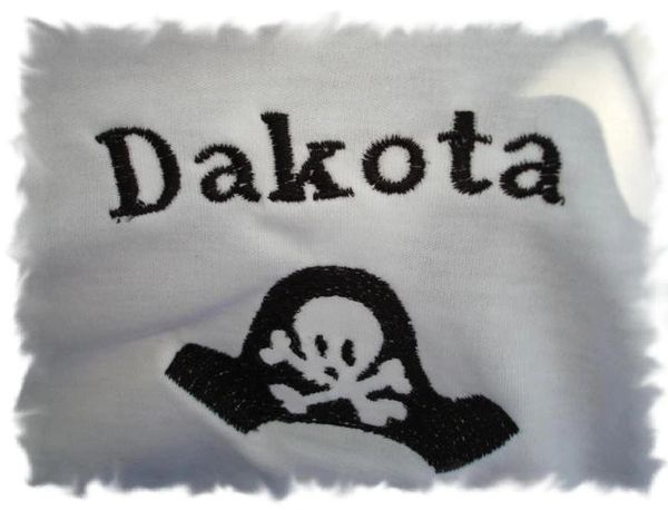 Pirate Hat Personalized Baby Blanket