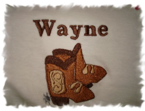 Cowboy Boots Personalized Baby Blanket