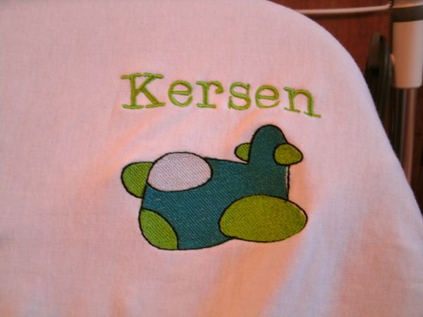 Airplane 2 Personalized Baby Blanket