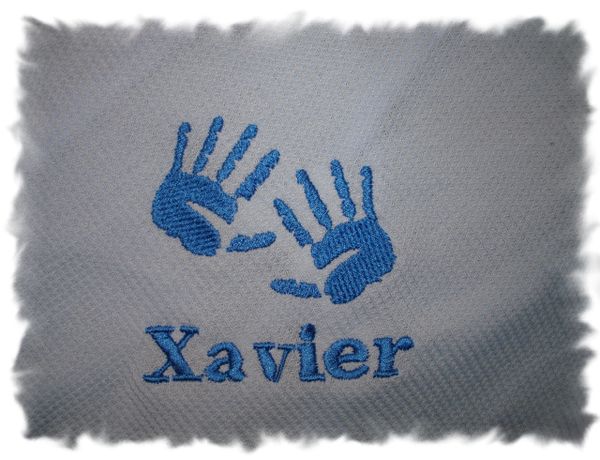 Baby Hands Personalized Baby Blanket