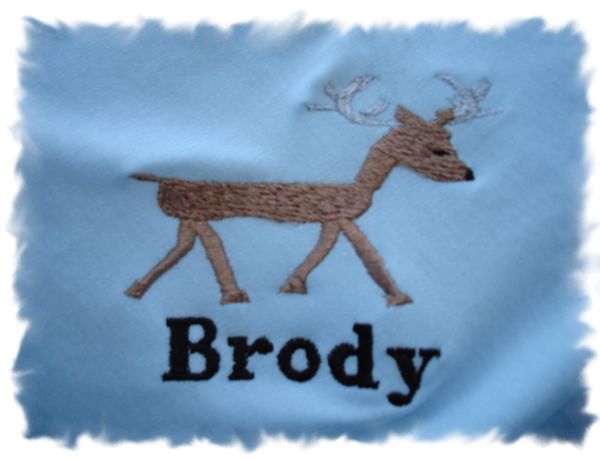 Cute Deer Personalized Baby Blanket