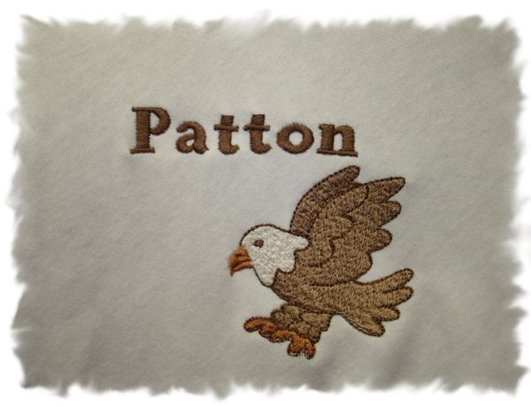 Eagle Personalized Baby Blanket
