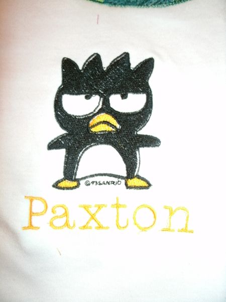 Mad Kitty Penguin Personalized Baby Blanket