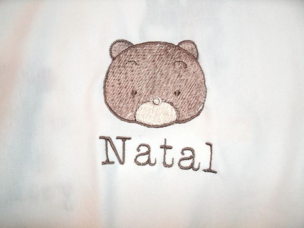 Kitty Teddy Bear Personalized Baby Blanket