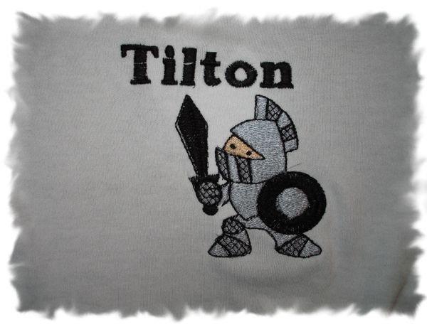 Knight Personalized Baby Blanket