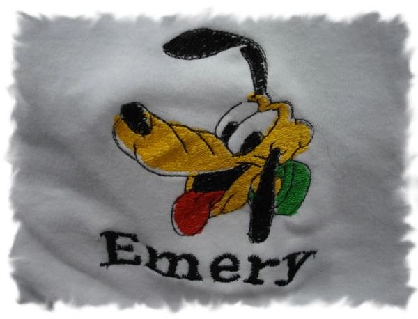Pluto Dog Personalized Baby Blanket