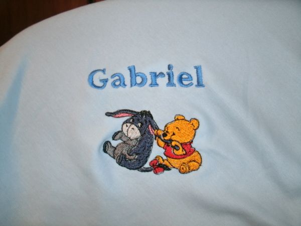 Pooh and Eeyore Personalized Baby Blanket
