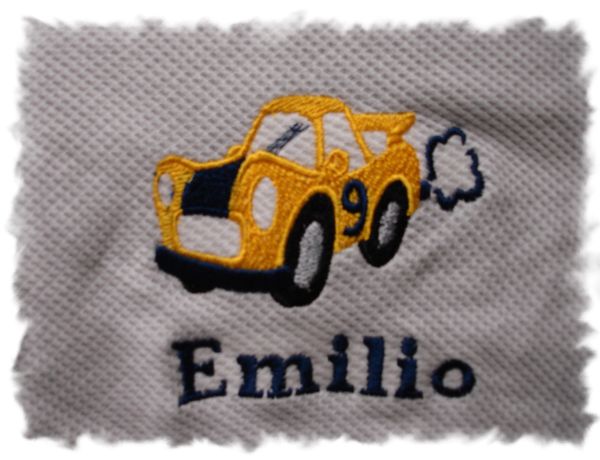 Race Car Personalized Baby Blanket
