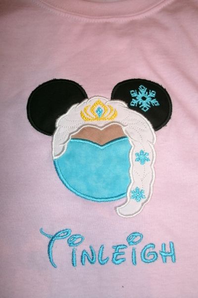 Frozen Princess Elsa Mouse Ear Shirts